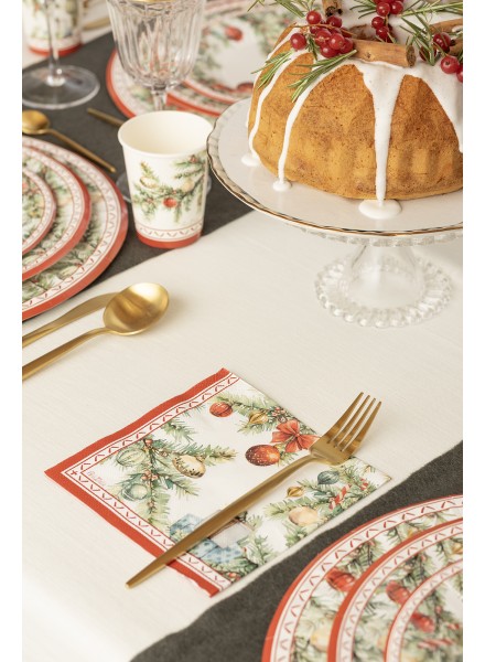 16 tovaglioli cm 33x33 Christmas Gift