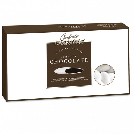 Confetti Maxtris Cioccolato Fondente Bianco 1kg Gluten free Pz1 a cf.