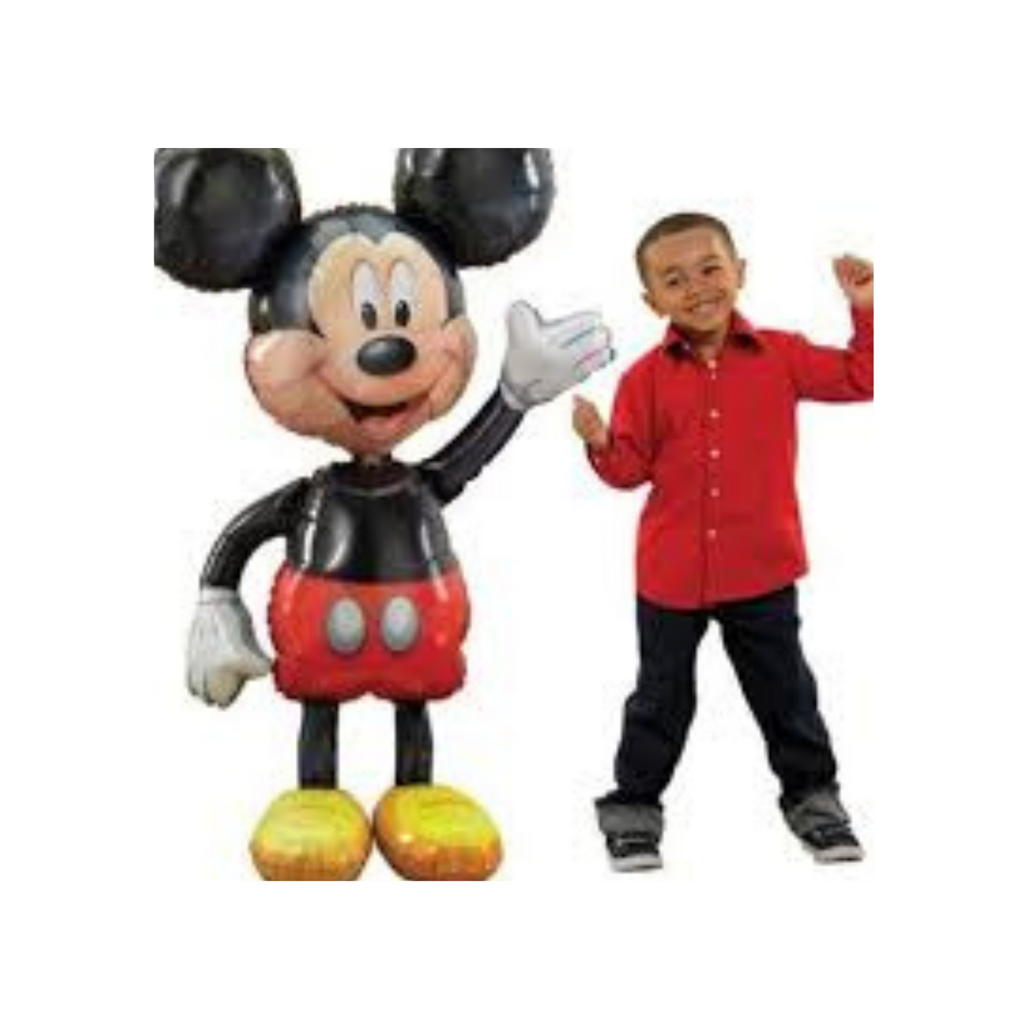 Palloncino Foil AirWalker Mickey Mouse – 132 cm 52"