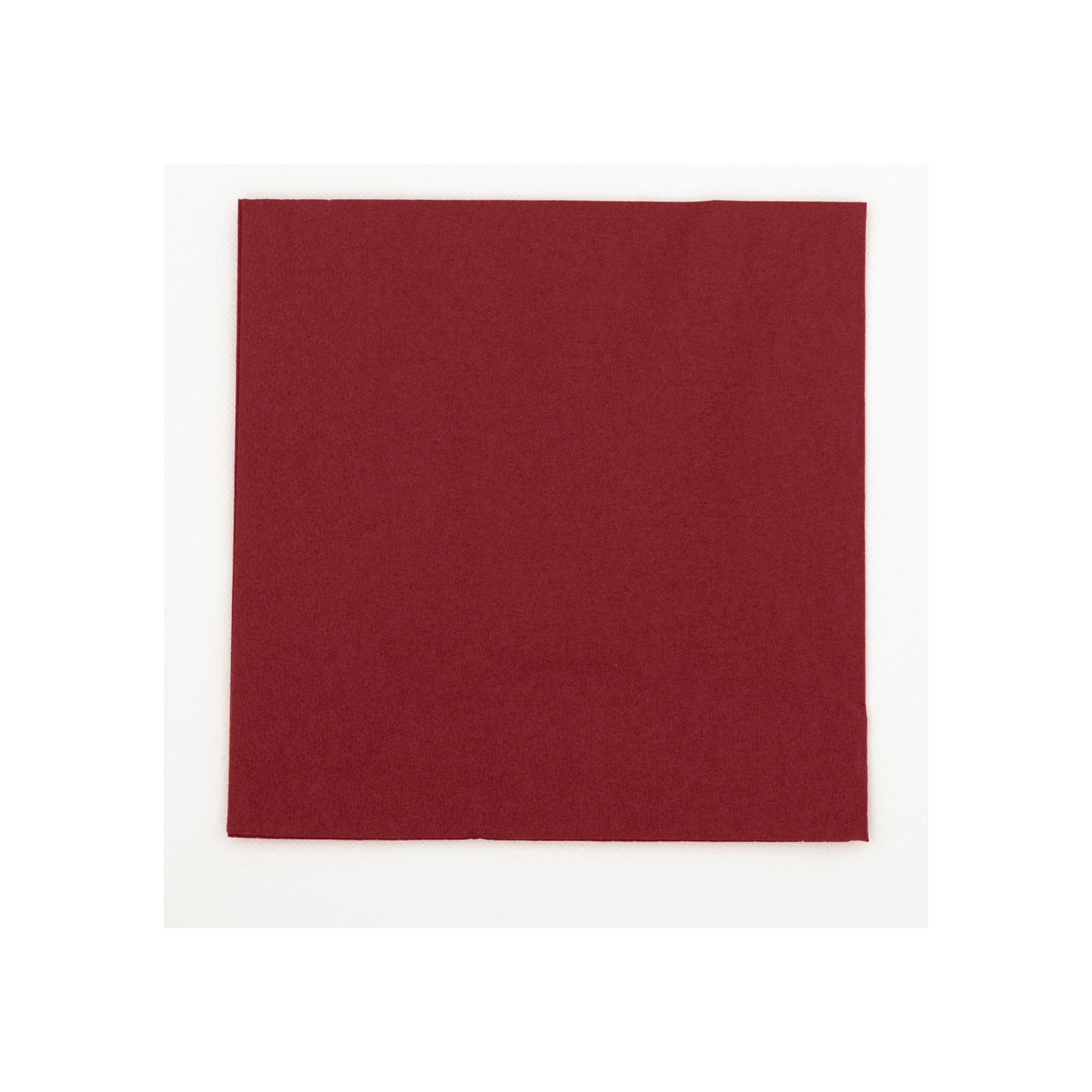 Tovagliolo Rosso Rubino 2 veli cm33x33 16pz a cf.
