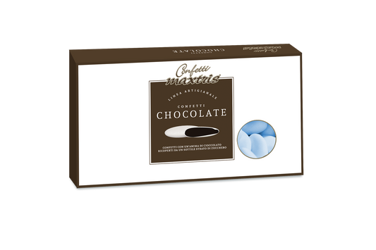 Confetti Maxtris Cioccolato Fondente Celeste 1kg  Senza Glutine Pz1 a Cf.