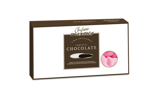 Confetti Maxtris Cioccolato Fondente Rosa 1kg Senza Glutine Pz1 a cf.