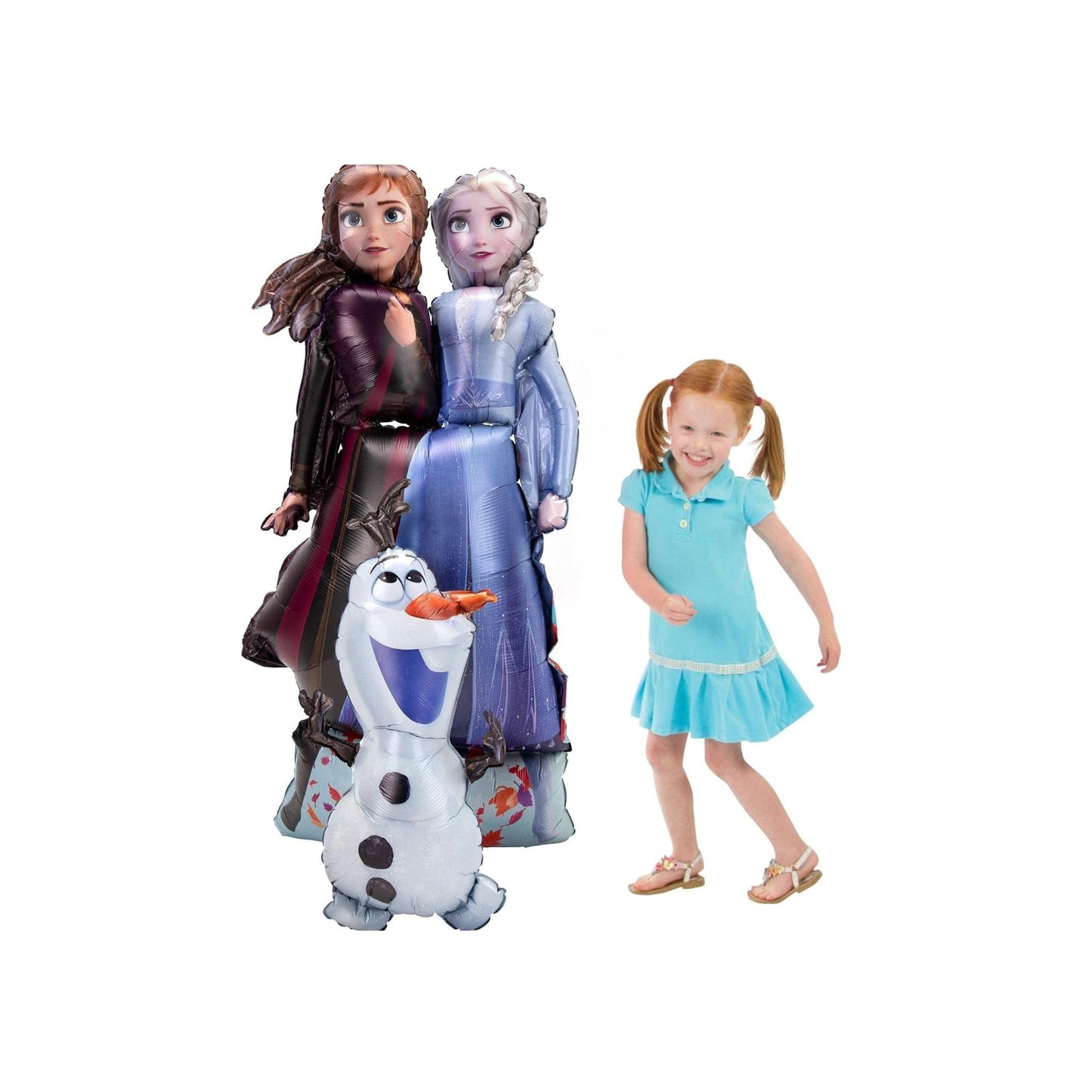 Pallone Foil AirWalker "Frozen 2 Elsa & Anna" Anagram , 58"