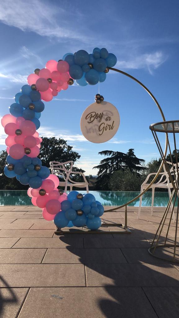 1/2 Cerchio Palloncini - Gender Reveal