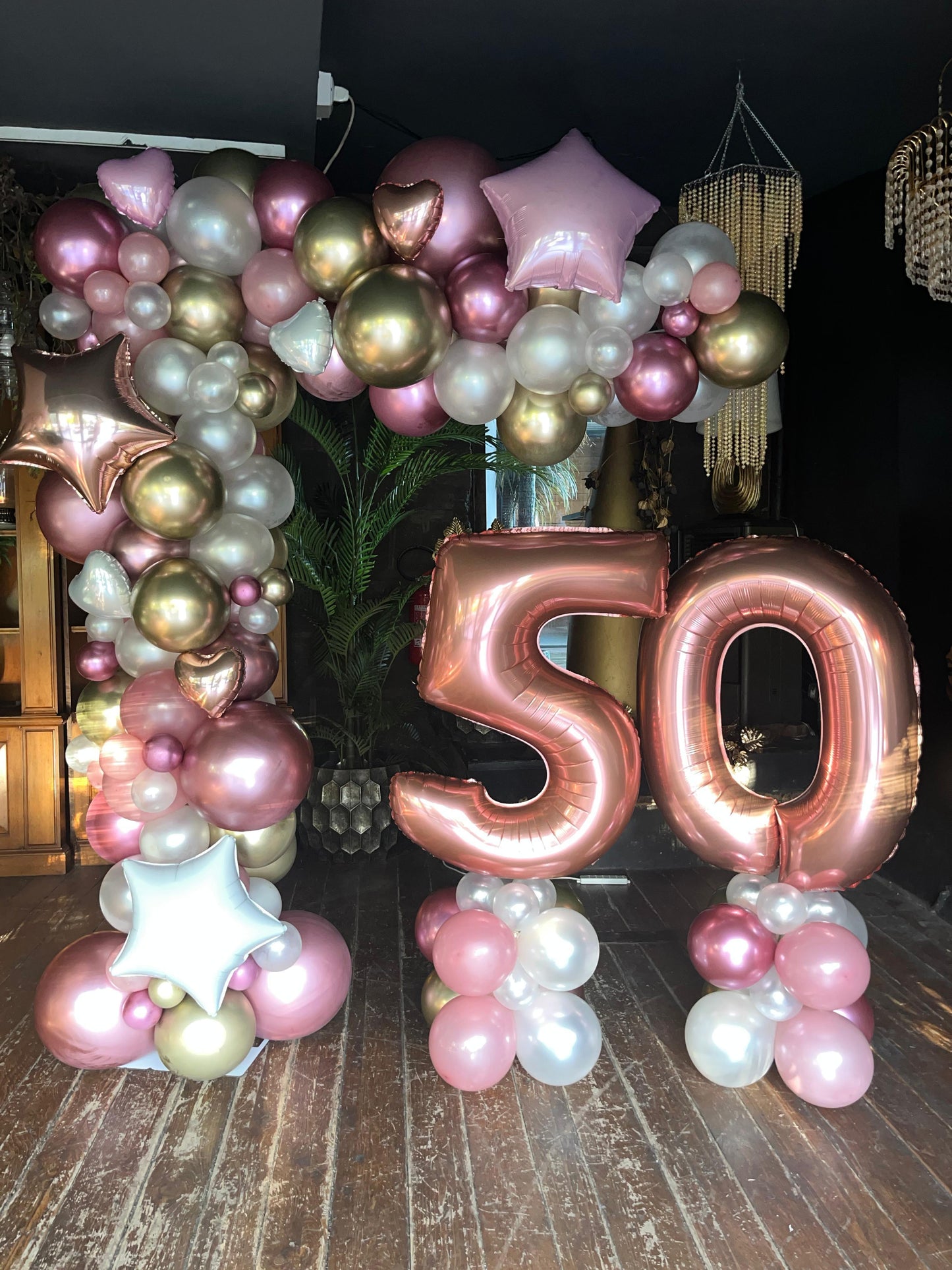 Allestimento Palloncini 50mo Compleanno