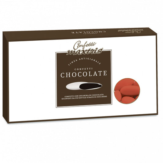 Confetti Maxtris Cioccolato Fondente Rosso 1kg Gluten free
