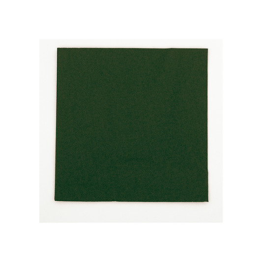 Tovagliolo  Verde intenso 2 veli cm33x33 16pz a cf.