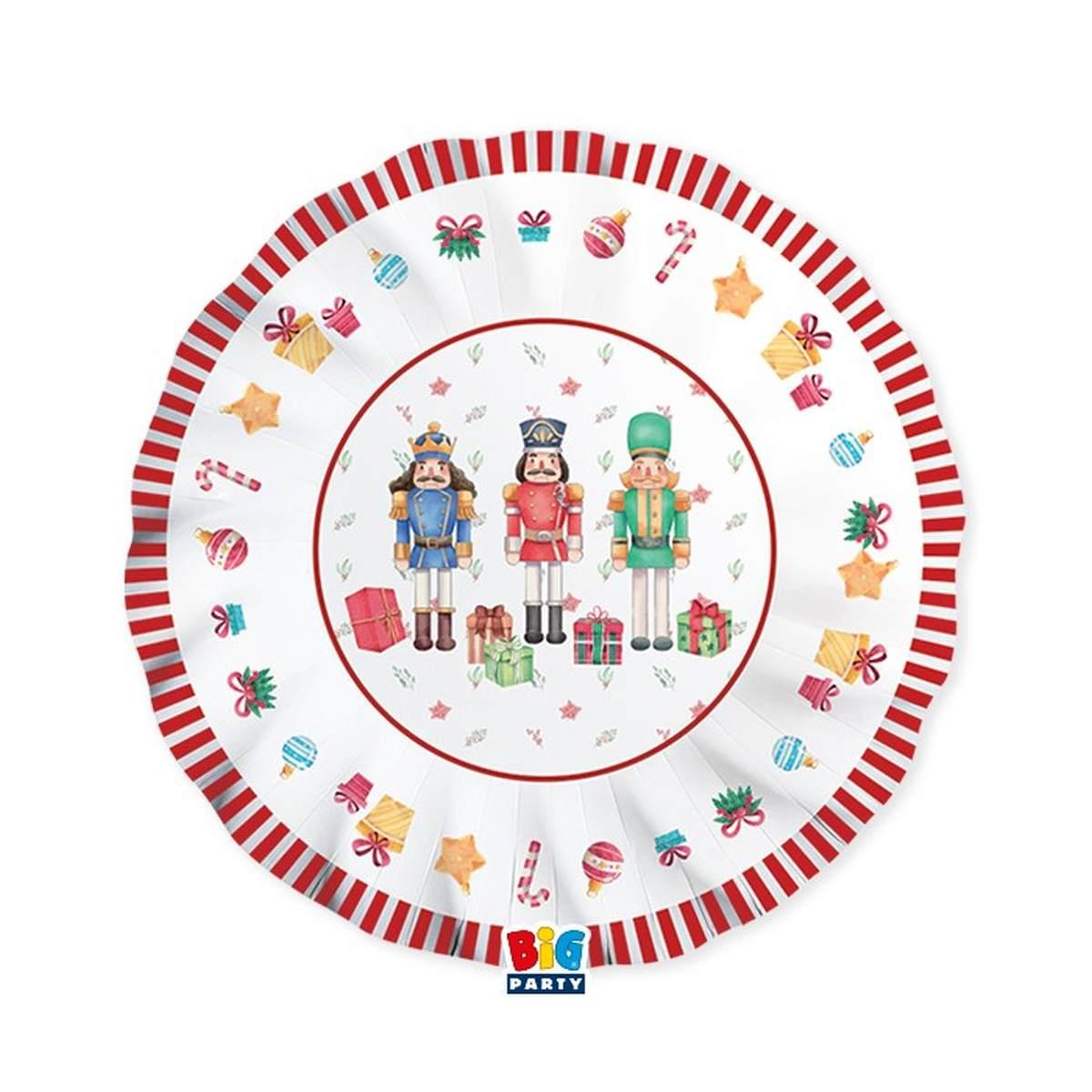 6 piatti fondi cm 24 schiaccianoci