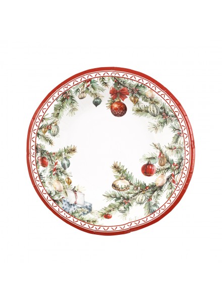 8 piatti cm 24 Christmas Gift
