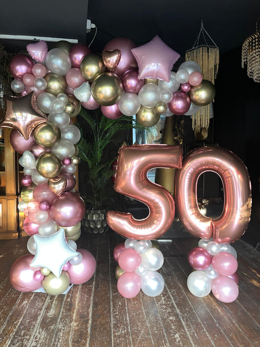 Allestimento Palloncini 50mo Compleanno